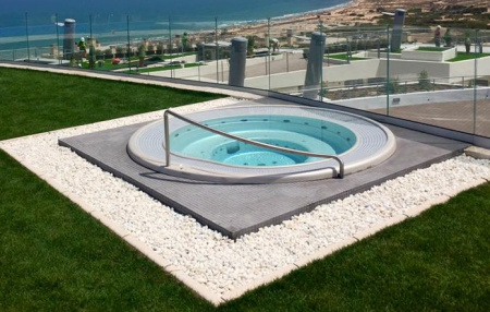 Переливной спа бассейн USSPA Dino