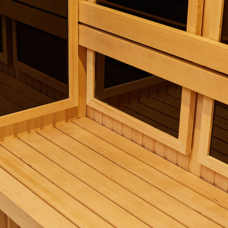 Инфракрасная сауна Mexda WS-1807 красный кедр 1500*1000*1900